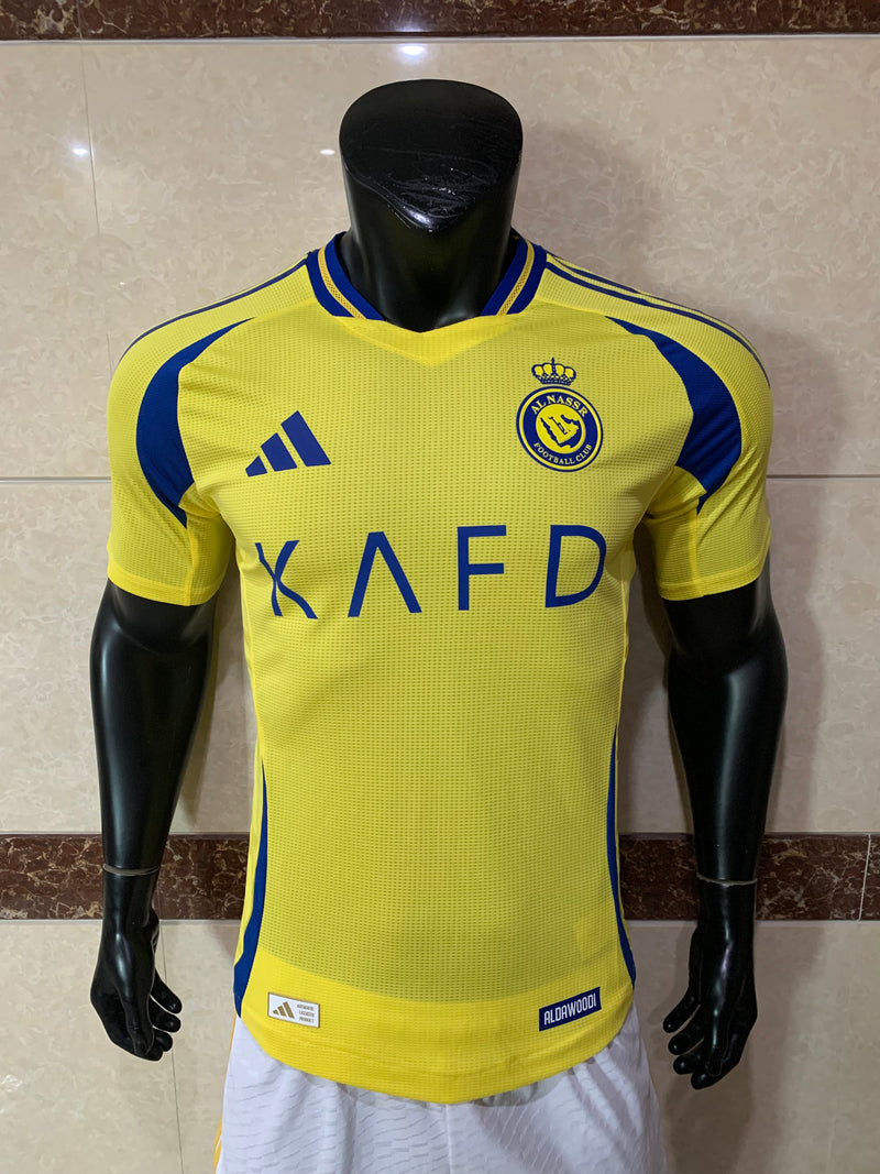Camisola Al Nassr Versão Jogador 24/25 Home