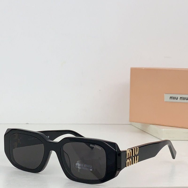 Óculos MIU MIU - Preto/Dourado