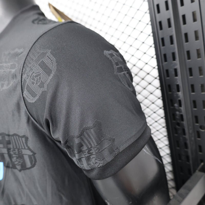 Camisola Barcelona Versão Jogador  Preta 24/25- Away