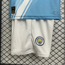 Conjunto Infantil Manchester City 25/26 - Home - Azul