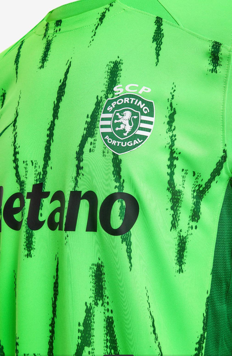 Camisola Sporting VERDE AWAY 2024/25- Lançamento