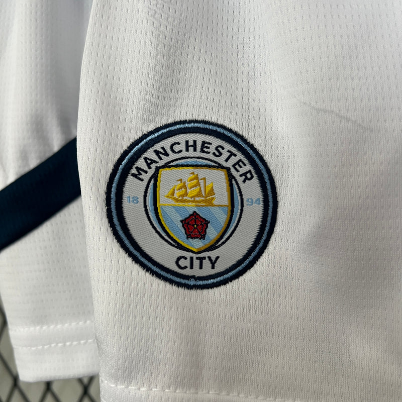 Conjunto Infantil Manchester City 2024/25 - Home - Azul