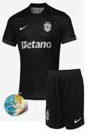 Conjunto Infantil Sporting 25/26- Alternativa Preto
