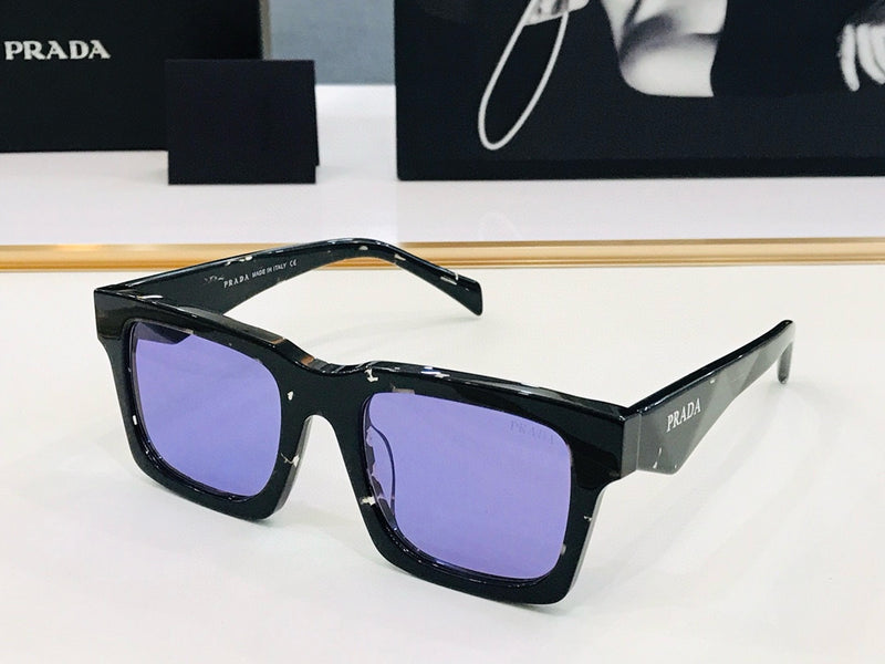 Óculos Prada - Preto/Azul Claro