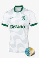 Camisola Sporting Away Branca Lançamento 25/26
