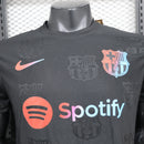 Camisola Barcelona Versão Jogador  Preta 24/25- Away