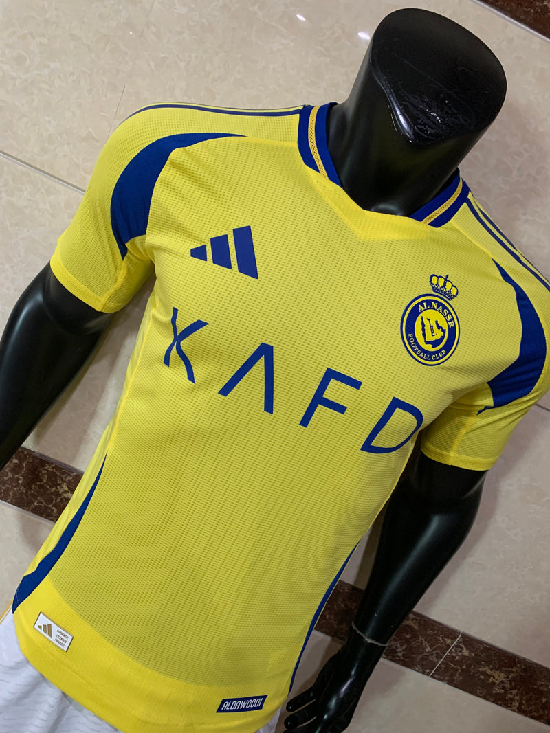 Camisola Al Nassr Versão Jogador 24/25 Home