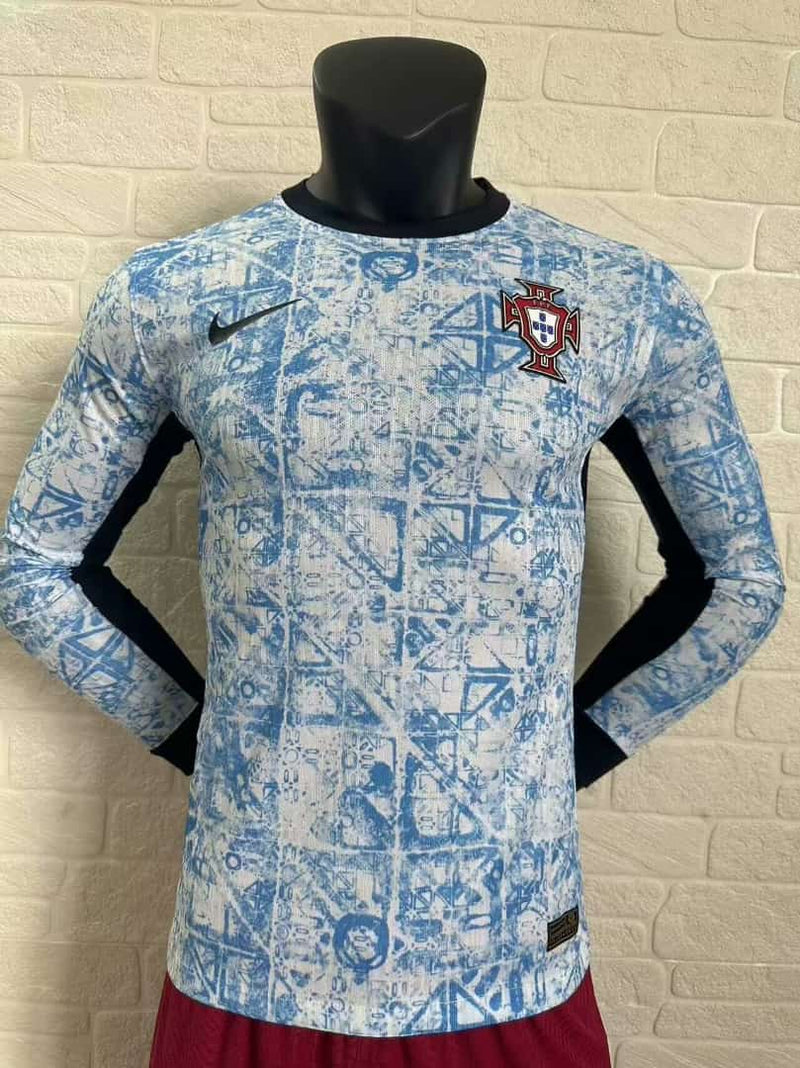 Camisola Seleção Portugal II 24/25-Away Manga Comprida - Eurocopa