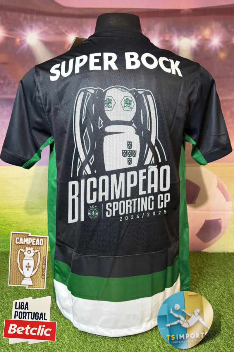 Camisola Sporting Comemorativa Bicampeonato 25