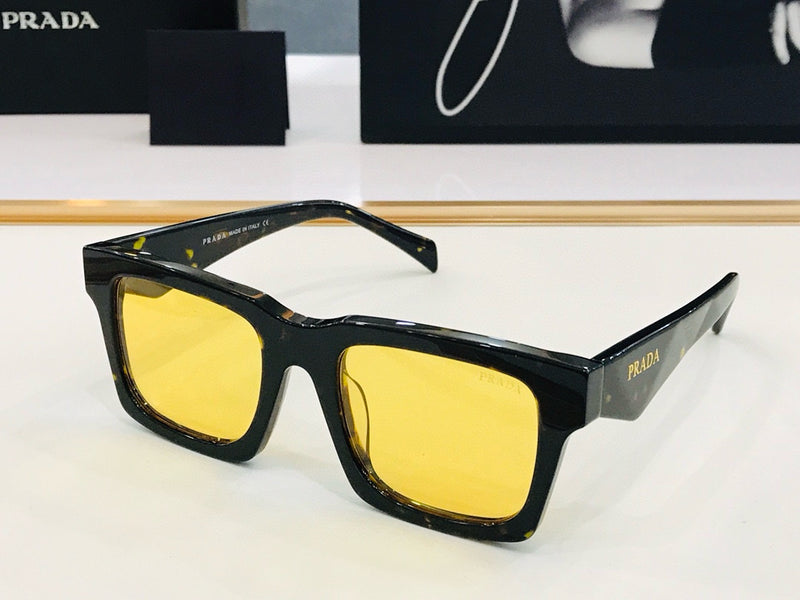 Óculos Prada - Preto/Lente Amarelo