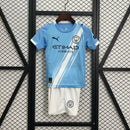 Conjunto Infantil Manchester City 25/26 - Home - Azul
