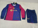 Conjunto Infantil Barcelona Manga Comprida 24-25 HOME