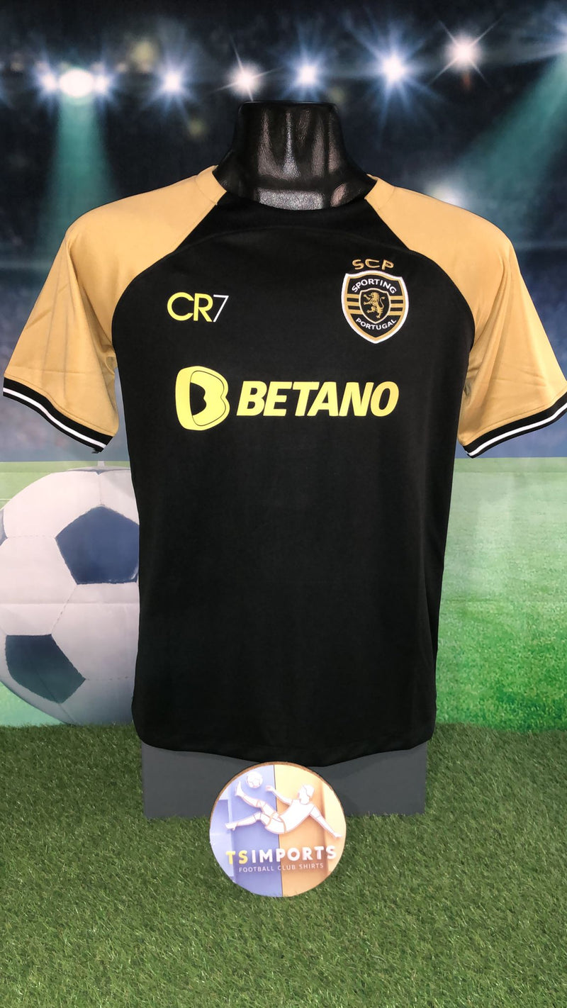 Camisola Sporting CR7 Home 2023/24 - Dourada