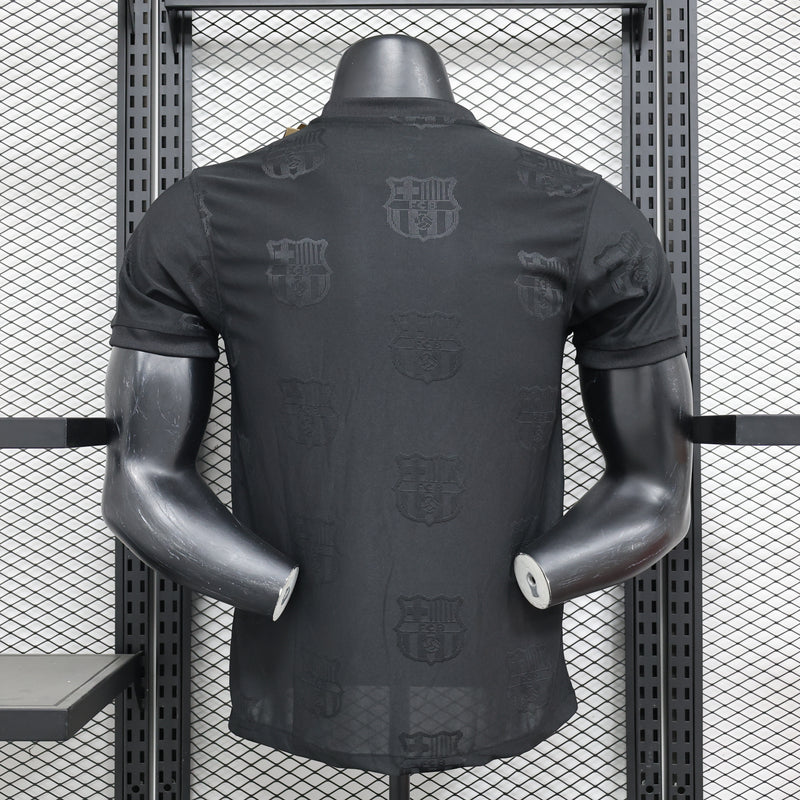 Camisola Barcelona Versão Jogador  Preta 24/25- Away