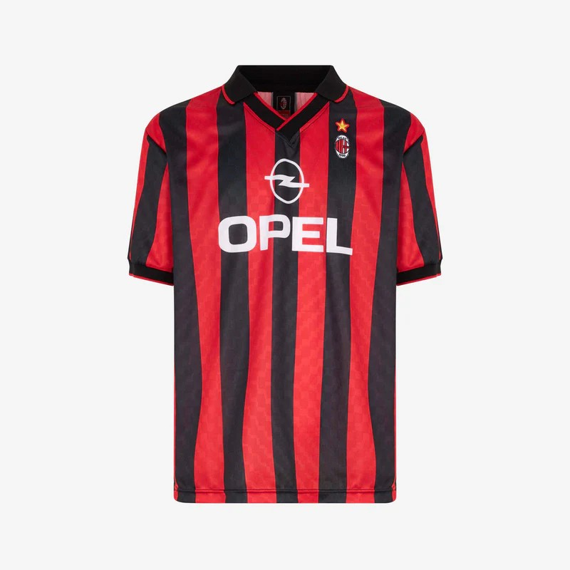 Camisola Retrô AC Milan 1995/96 Home