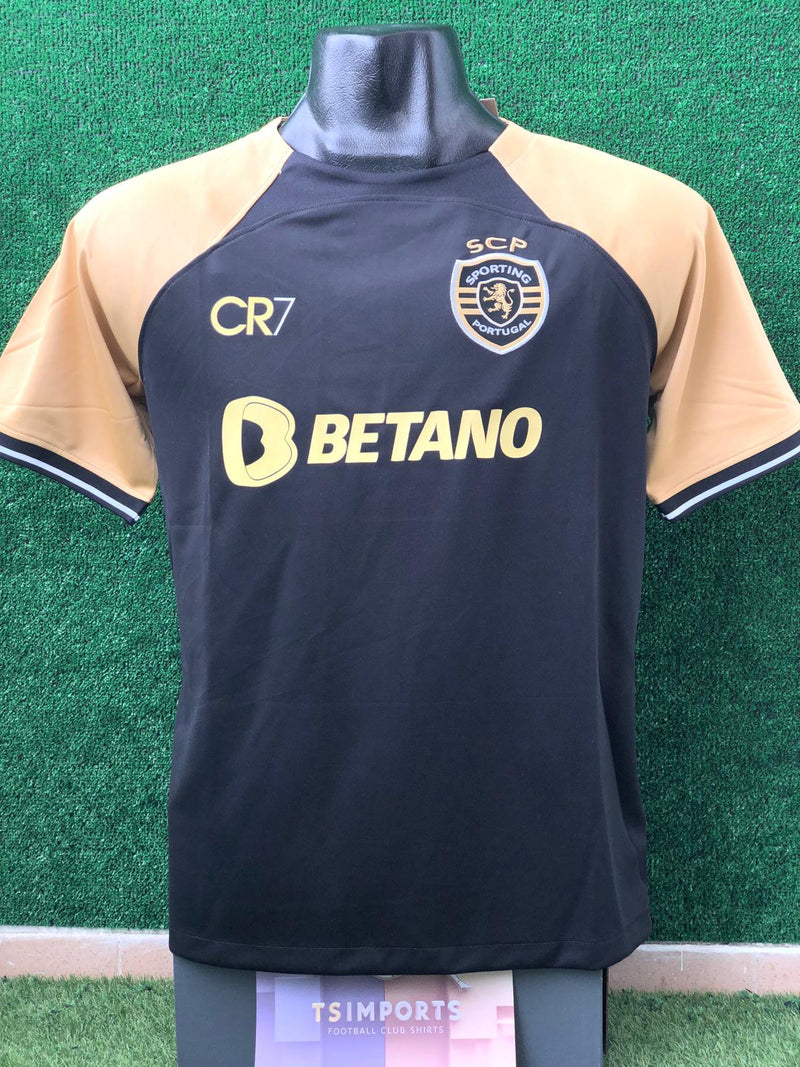 Camisola Sporting CR7 Home 2023/24 - Dourada