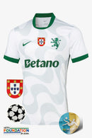 Camisola Sporting Alternativa Branca 2025/26-Champions