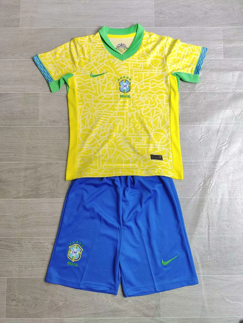 Conjunto Infantil Brasil 2024/25- Home