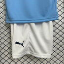 Conjunto Infantil Manchester City 25/26 - Home - Azul