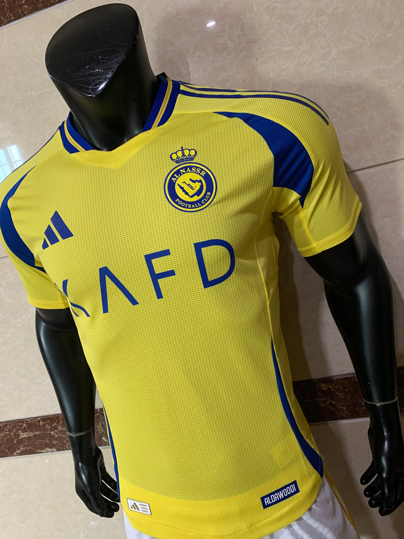 Camisola Al Nassr Versão Jogador 24/25 Home
