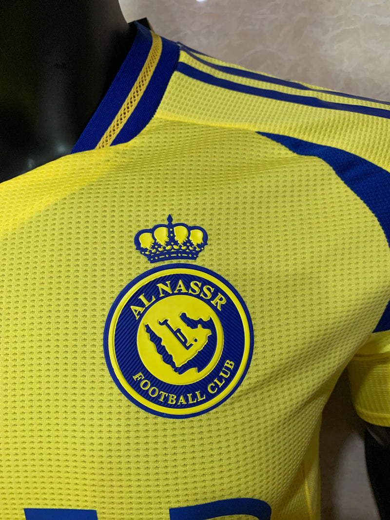 Camisola Al Nassr Versão Jogador 24/25 Home