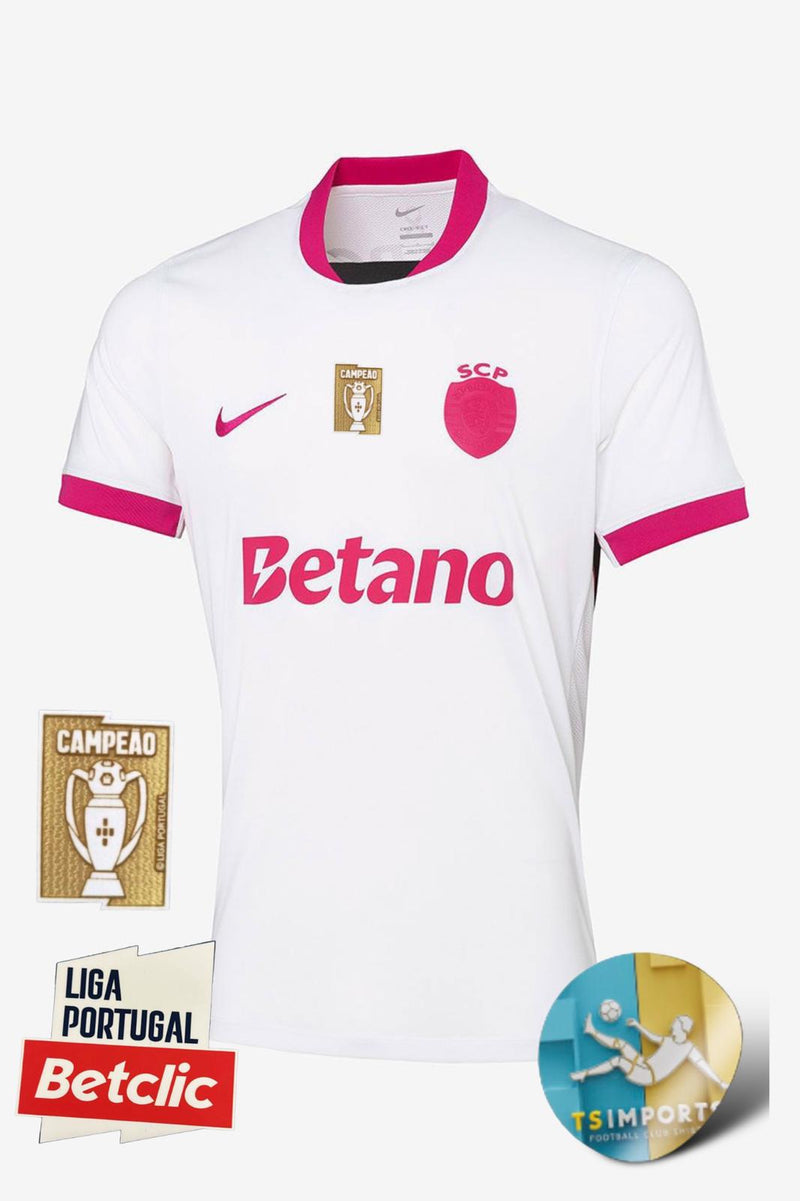 Camisola Sporting PINK OCTOBER 25/26- Patch Nacional (Pré Venda prazo de entrega 10 a 22 Dias Úteis)