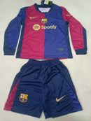 Conjunto Infantil Barcelona Manga Comprida 24-25 HOME