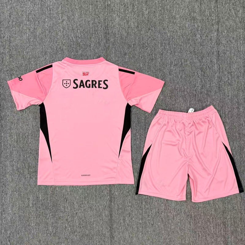 Conjunto Infantil Benfica Rosa 25/26  - Home