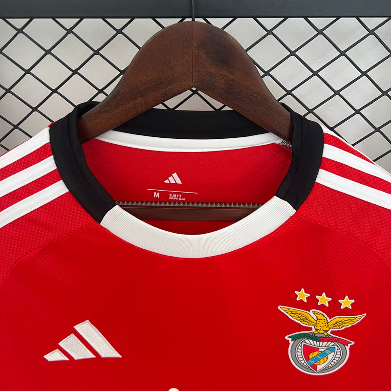 Camisola Benfica Home Manga Comprida 25/26- Lançamento