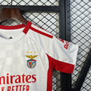 Conjunto Infantil Benfica Branco 25/26  - Away