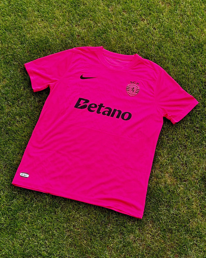 Camisola Sporting Pink 2024/25- Patchs Nacional