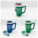 Caneca Monster Tampo de Rosca Blue/green 500ml