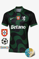Camisola Sporting Alternativa Preta 2025/26-Champions