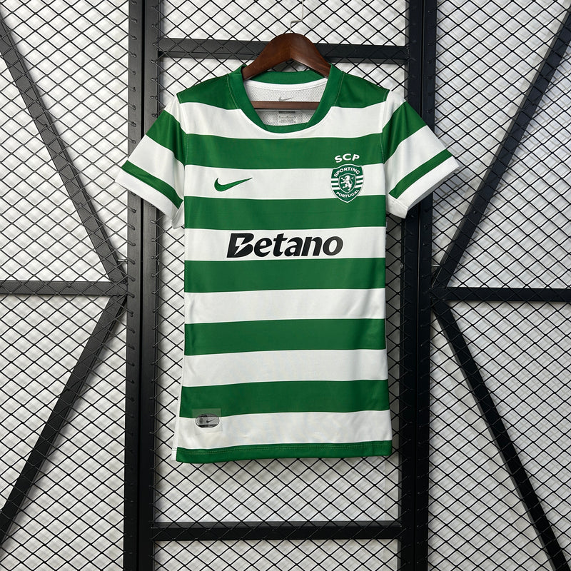 Camisola Sporting Feminina Home Lançamento 25/26