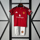 Conjunto Infantil Manchester United 25/26 - Home