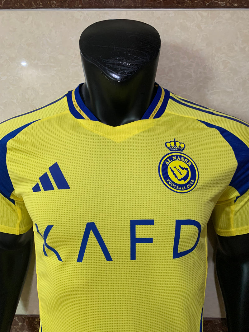 Camisola Al Nassr Versão Jogador 24/25 Home