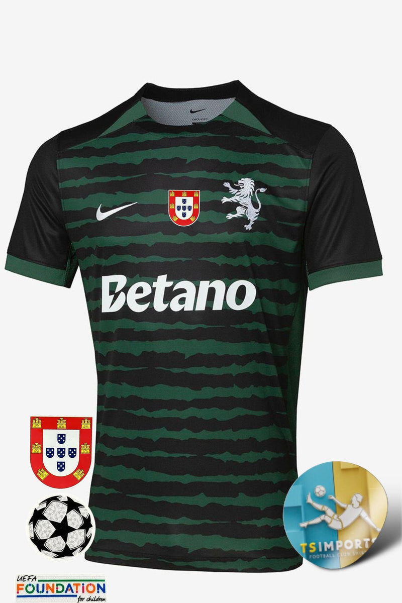 Camisola Sporting CHRISTMAS Champions Lançamento 25/26 (Pré Venda Prazo de Entrega 14 a 22 Dias Úteis)