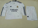 Conjunto Infantil Real Madrid Manga Longa 2024/25 - Home
