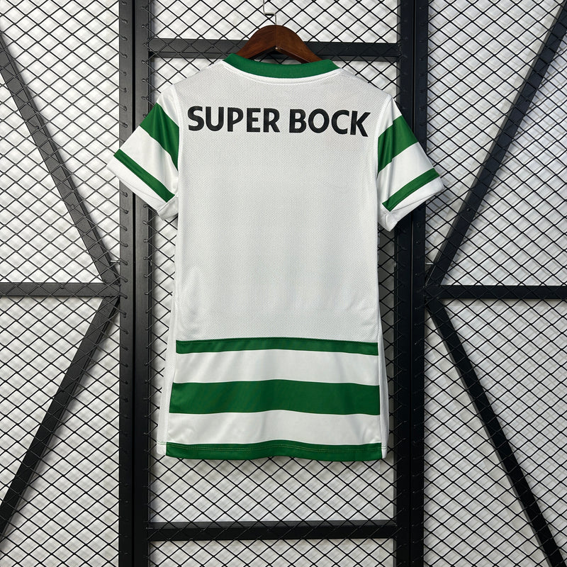 Camisola Sporting Feminina Home Lançamento 25/26