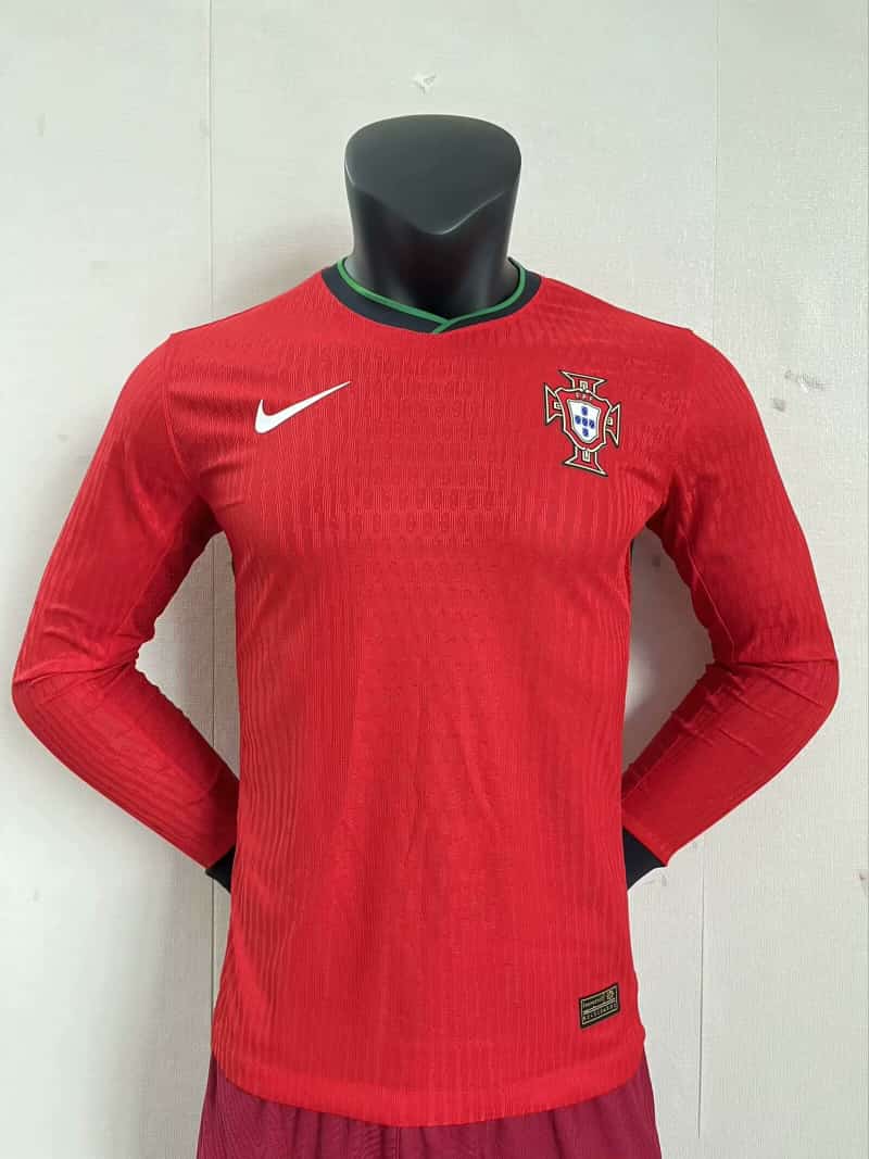 Camisola Seleção Portugal II 24/25-Home Manga Comprida - Eurocopa
