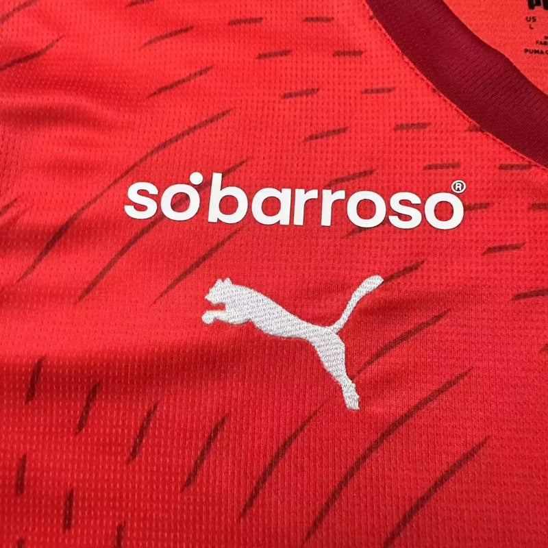 Camisola Braga Home 2024/25 - Vermelha