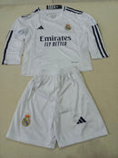Conjunto Infantil Real Madrid Manga Longa 2024/25 - Home