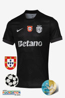 Camisola Sporting Alternativa Preta 2025/26-Champions