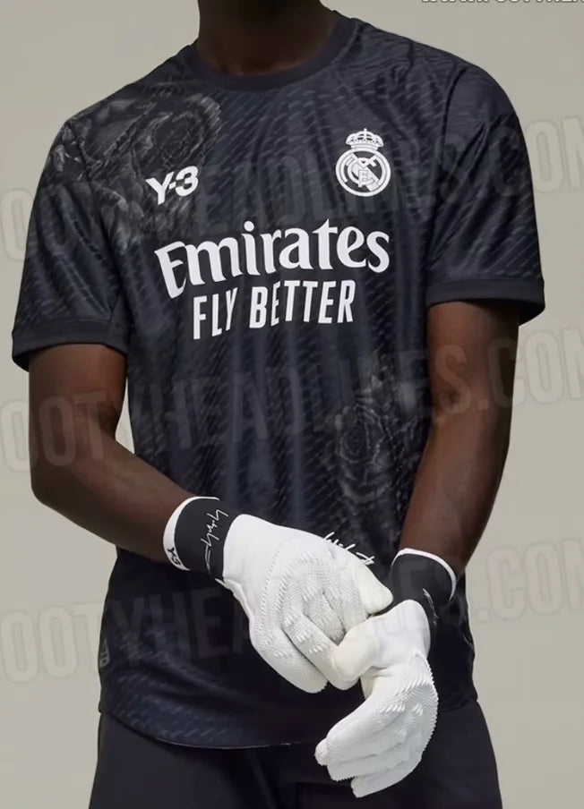 Camisola Real Madrid Y3-Versão Preta 2024/25