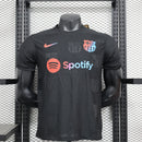 Camisola Barcelona Versão Jogador  Preta 24/25- Away