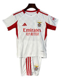 Conjunto Infantil Benfica Branco 25/26  - Away