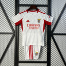 Conjunto Infantil Benfica Branco 25/26  - Away