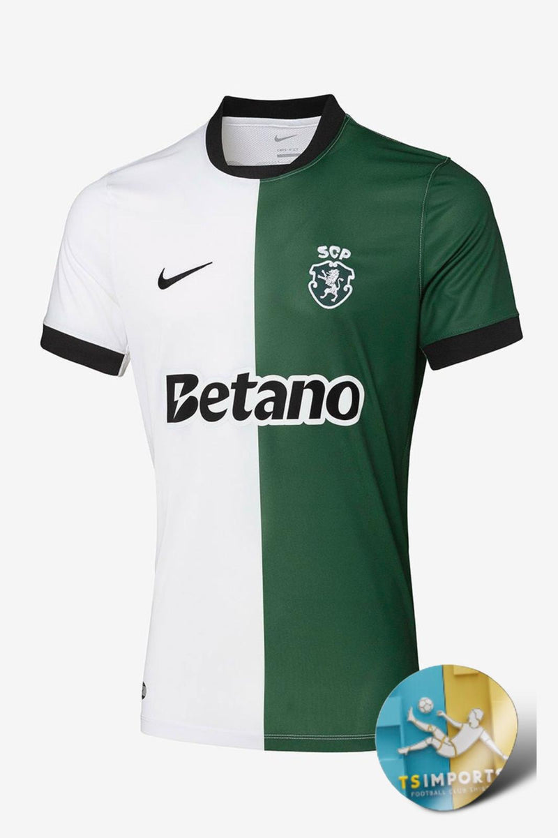 Camisola Sporting STROMP Lançamento 25/26 (Pré Venda prazo de entrega 10 a 22 Dias Úteis)