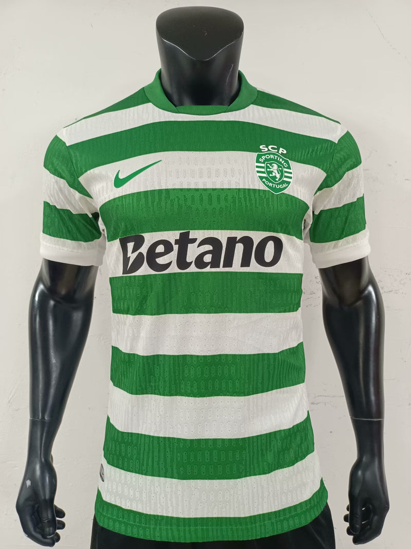 Camisola Sporting Home- Versão Jogador 2025/26- Lançamento