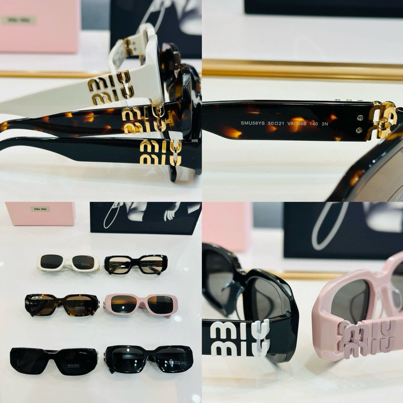Óculos MIU MIU - Rosa/cinza
